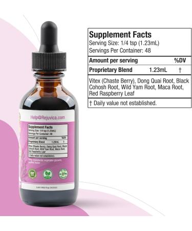 Balanced Femme: Natural PMS & Menopause Support with Black Cohosh | Herbal Liquid Blend for Hot Flashes - Buy Online on GoSupps.com