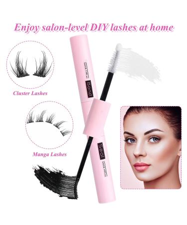 Bond and Seal Lash Glue 2 in 1 Lash Bond and Seal for DIY Cluster Eyelash Lashes Eyelash Extensions Lasting Strong Waterproof Mascara Eyelash Extension Glue for Sensitive Eyes - Buy Online on GoSupps.com