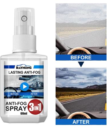 Jingling 5 PCs Anti-Fog Spray for Car Windows | 60ml Durable & Effective Solution for Windshields & Mirrors - Buy Online on GoSupps.com