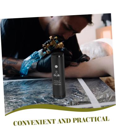 IWOWHERO 1 Box String Ink Eyebrow Mapping Kit Brow Line Eyebrow Locating Ruler Black Aluminum Alloy 9.00X2.40X2.40CM Black - Buy Online on GoSupps.com