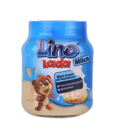 Podravka Lino Lada Milk Hazelnut Cream fine spread made from hazelnuts and milk (1 x 400 g)