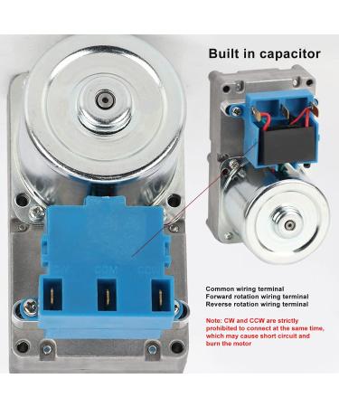 Buy Screw Feed Motor AC220V - 20W Wear-Resistant Rotary Motor for Beverage Cabinets | 270kg.cm Torque - International Shipping Available - Buy Online on GoSupps.com