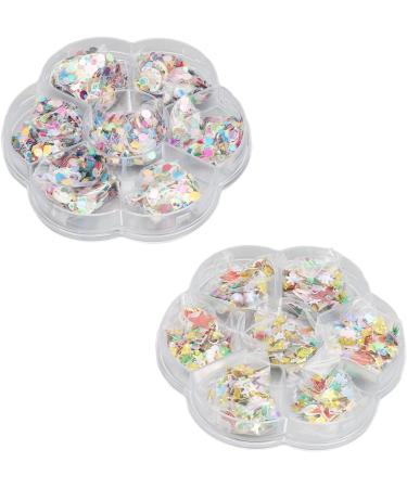 Clay Nail Glitter Delicate and Elegant Christmas Nail Slice Shiny and Cute for Party - Buy Online on GoSupps.com