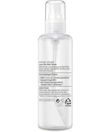 Buy Holika Holika Less on Skin Toner 180ml - Hydrating & Soothing | International Shipping Available - Buy Online on GoSupps.com