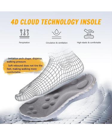 Revolutionary 4D Cloud Technology Orthopedic Insoles - Accurate .Ct12 for Men & Women | Comfort & Support in Black - Buy Online on GoSupps.com