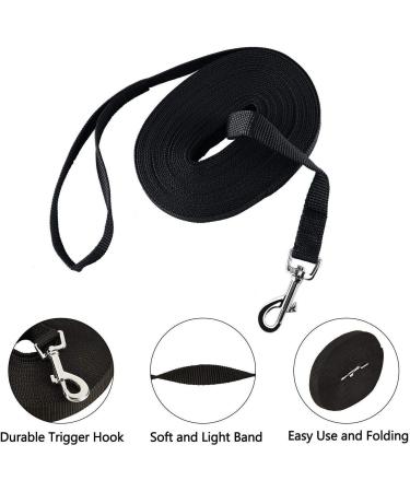 Happy Hachi 33m Nylon Dog Leash - Durable Tow Line for All Dog Sizes | Weatherproof & Robust with D-Carabiner - Buy Online on GoSupps.com