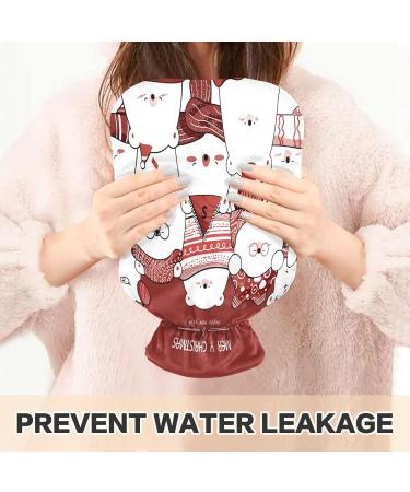 Buy KCLDECI Cute Bear Hot Water Bottle 2L for Christmas | Foot Warmer Pain Relief & Hot/Cold Therapy - Buy Online on GoSupps.com
