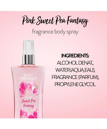 Body Fantasies Signature Fragrance Body Spray Pink Sweet Pea Fantasy 8 fl oz Fresh - Buy Online on GoSupps.com