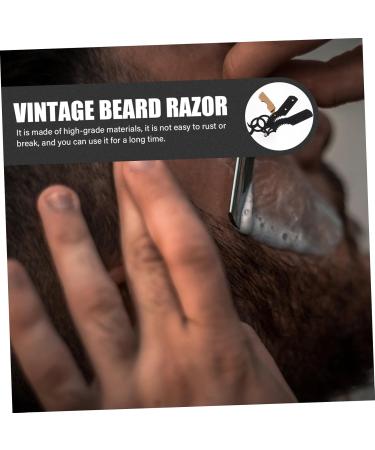 Minkissy 2-St Rapid Holder Men's Razor | Ergonomic Mustache & Beard Cutting Tool | Rustproof Stainless Steel | Salon Quality Replacement - Buy Online on GoSupps.com