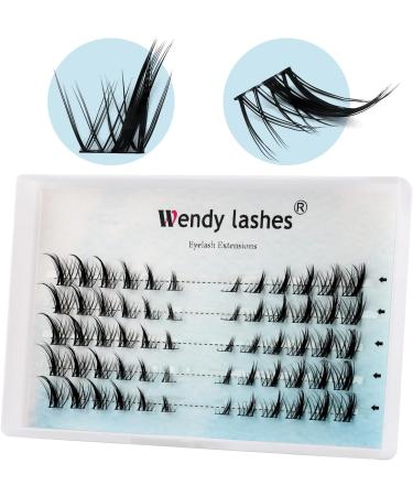 Mix Length Cluster Lashes 0.07mm D Curl | Soft & Wispy DIY Lash Extensions | HuXi Lashes-ZW28C - Buy Online on GoSupps.com