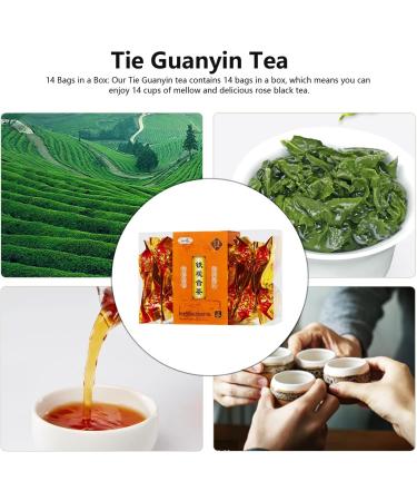 Tie Guanyin Tea Oolong Tea Bag Anxi Tie Guanyin Tea Beautiful Color Refreshing Pleasant Aroma Chinese High Mountain Oolong Tea - Buy Online on GoSupps.com