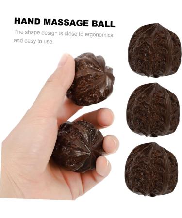 Fomiyes 18 Stk Hand Massager - Elegant Baoding Balls for Health & Relaxation | Walnut Wood Gym & Home D cor - Buy Online on GoSupps.com