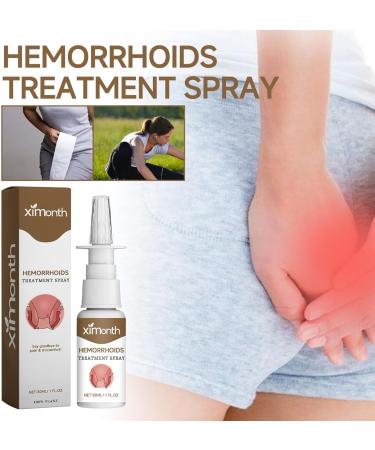 Natural Herbal Hemorrhoid Spray Hemorrhoid Relief Spray 30ml Hemorrhoid Itching Relief Spray Relieves Swelling and Hemorrhoid Discomfort (1pc) - Buy Online on GoSupps.com