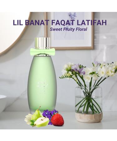 Lil Banat Faqat Latifah - Alcohol-Free Acqua de Parfum for Women | Sweet Fruity Floral Fragrance | Arabian Perfumes from Dubai 3.2 Fl. Oz. - Buy Online on GoSupps.com