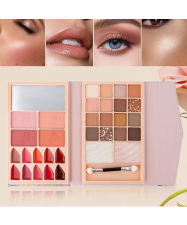 Makeup Palette Eyeshadow - Waterproof Makeup Palettes Eye Makeup Palette | Unique Long Lasting Cream Contour & Highlighting Palette Maqui Kit - Buy Online on GoSupps.com