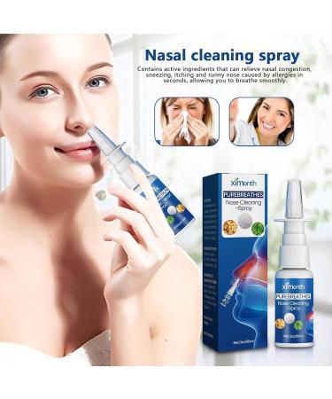 Nose Spray Soother Nasal Spray Nasal Spray for Sinus Protection Fast-Acting Nose Cleaning Spray Nasal Cleanser Mild Nose Spray Decongestant 89ml for Clean Nasal Cavity - Buy Online on GoSupps.com
