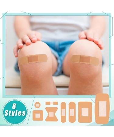 400 Pcs Assorted Flexible Adhesive Bandages - Cute Style | Waterproof Knuckle Bandages for Wound Care - Aid Recovery Supplies - Buy Online on GoSupps.com