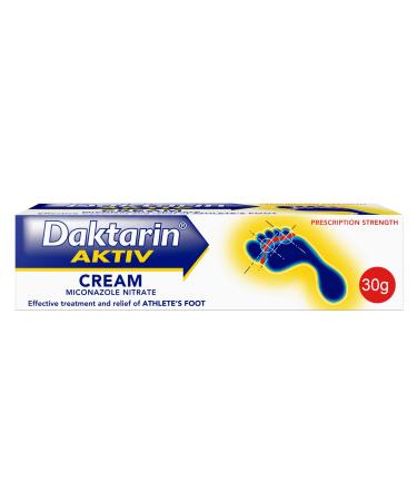 Daktarin Aktiv Cream Help Treat Your Athlete's Foot - Athlete's Foot Cream - Foot Care - 30 g