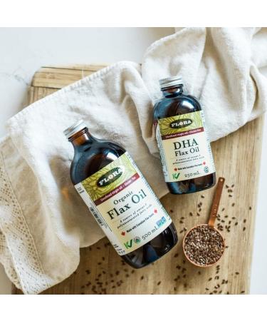 Flora Health Certified Organic Flax Oil - Cold Pressed & Unrefined - Non-GMO -  941 mL - Buy Online on GoSupps.com