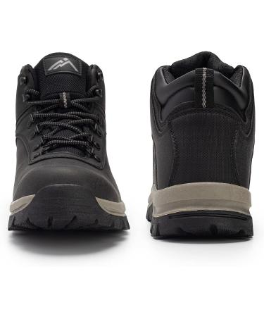 CC-Los Men's Waterproof Hiking Work Boots - Lightweight Non-slip High-Traction Grip - Black Size 14 - Buy Online on GoSupps.com