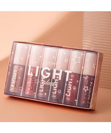 6Pcs Liquid Lipstick Makeup Set - Long Lasting, Waterproof, Hydrating Lip Gloss Gift for Women - Buy Online on GoSupps.com