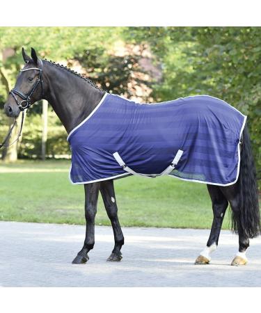 Busse transport fly sheet Stripe navy (silver) back length 135 cm
