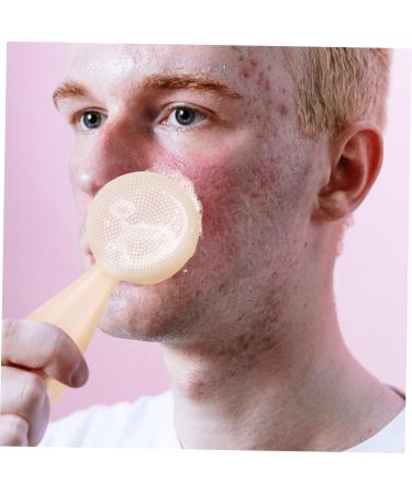 FRCOLOR Silicone Face Brush Cleaning Face Brush for Household Multifunctional Face Brush Portable Face Brush Silica Gel Handle White Pores - Buy Online on GoSupps.com