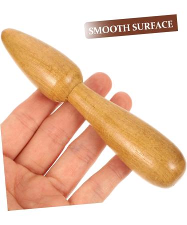 Buy Gatuida 2-in-1 Acupressure Massage Stick - Thai Reflex Zone & Trigger Point Tool for Ears & Face - Lightweight Wooden Roller (11x2.5x2.5cm) - International Shipping Available - Buy Online on GoSupps.com