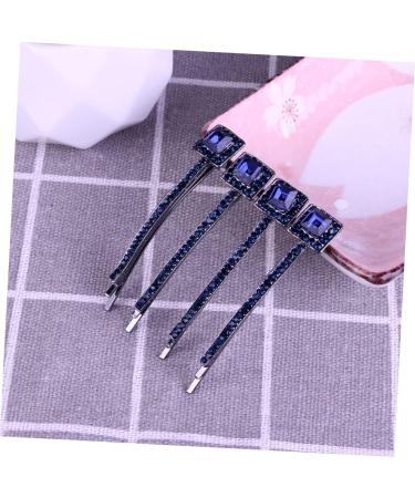 DOITOOL 4 Pairs Rhinestones Hair Barrettes Bangs Wedding Headpiece for Bride Hair Accessories for Women Wedding Hair Pins Hair Clip Antique Hairpin Fashion Pair Clip Miss - Buy Online on GoSupps.com