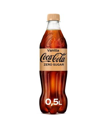 Coca-Cola Zero Sugar Vanilla 12x500ml | Caffeinated Sparkling Drink | No Sugar Original Vanilla Taste - Buy Online on GoSupps.com