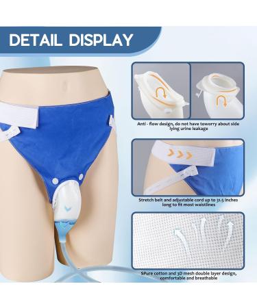 External Wearable Urinal Collector & Reusable Silicone Catheter Bag - Portable 2000ml & 1000ml for Men | Buy Now - Buy Online on GoSupps.com