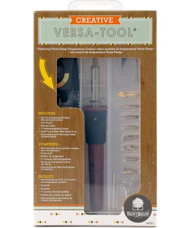 Walnut Hollow Creative Versa Tool with Variable Temperature Control for Woodburning  11 Points (Tips)  Original Version  Basic Pack - Buy Online on GoSupps.com