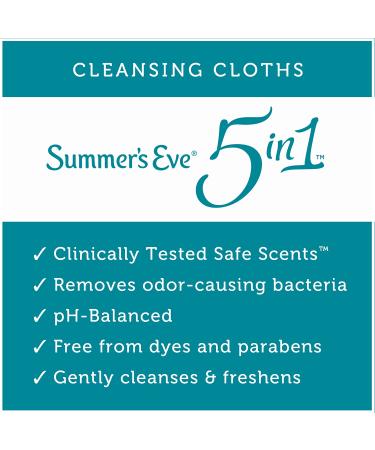Summer's Eve Cleansing Wipes Sunset Oasis, 16 Count - Pack of 1 - Buy Online on GoSupps.com