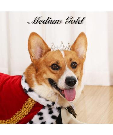 Buy Gilded Royal Saury Pearls Hair Accessories | Lovelyyshop Pallet Collection for Dogs & Cats - Small Size Gold - Buy Online on GoSupps.com