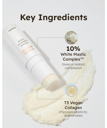 MASTINA White Mastic Moisture Ampoule Stick - Korean Vegan Skin Care for Wrinkle Reduction Elasticity & Radiance - Multi Balm for Face Lips Eyes Neck (0.35oz - Buy Online on GoSupps.com