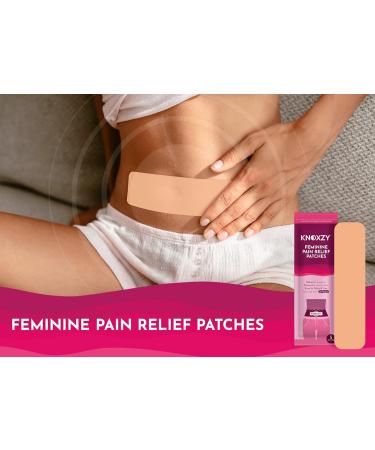 KNOXZY Feminine Pain Relief Patches (5 Patches) for Period, Menstrual, Endometriosis & PCOS Pain Relief | Pack of 1 - Buy Online on GoSupps.com
