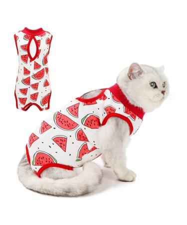 Lxwsin cat recovery suit pets protection clothing breathable cotton cat-recreational suit anti-licking cat physiological clothing for cats abdominal wounds weaning (m l) - Buy Online on GoSupps.com