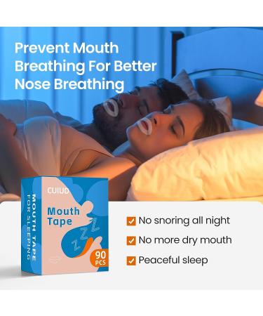 CAYYET Mouth Tape for Snoring Relief - 90pcs | Improve Nose Breathing & Reduce Snoring - Buy Online on GoSupps.com