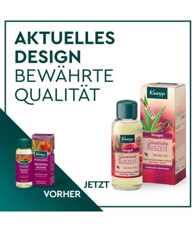 Kneipp Happy Time Out Massage Oil 100ml - Relax & Unwind | International Shipping Available - Buy Online on GoSupps.com
