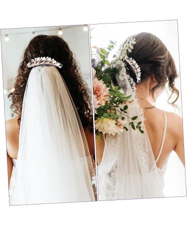 DOITOOL Styling Hair Clips Pearl Hair Accessories Bridal Headpiece Vintage Hair Accessories Rhinestone Headpiece for Women Rhinestone Hair Accessories Decor Leaf Rhinestones Braid Bride - Buy Online on GoSupps.com