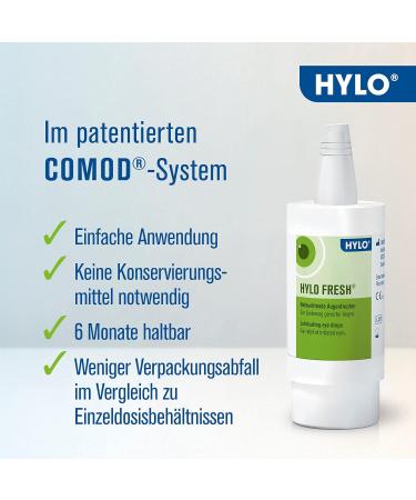 Buy HYLO FRESH Eye Drops for Dry Eyes | Hyaluronic Acid & Euphrasia - 10 ml | Fast International Shipping - Buy Online on GoSupps.com