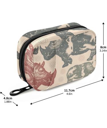 Vnurnrn Travel Pill Case - 7 Days Portable Pill Organizer with Zipper | Galaxy Rhino - Perfect for Vitamins & Supplements - Buy Online on GoSupps.com