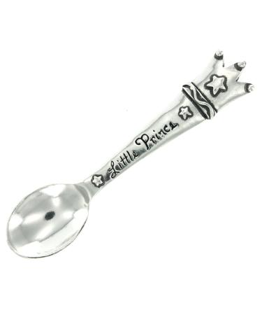 Basic Spirit Keepsake Baby Infant Spoons - Handcrafted Pewter (Little Prince) Little Princess