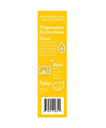Katz Gluten Free Lemon Cr me Cupcakes | Dairy, Nut, Soy, and Gluten Free | Kosher | 7oz (Pack of 4) - Buy Online on GoSupps.com