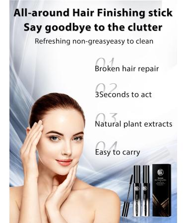 Samnyte Hair Finishing Stick (4 Packs)Hair Fly Away Tamer for Broken Hair & Baby Hair 3 Seconds Fast-Acting Quick Slick Stick Long-Lasting Flyaway Frizzy Hair Gel Stick with Natural Plant Extracts 20 g (Pack of 4) - Buy Online on GoSupps.com