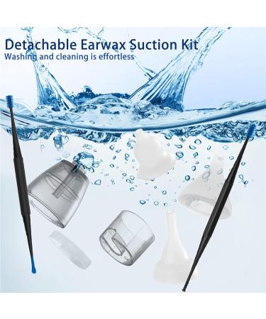 Electric Ear Cleaner | Ear Wax Vacuum with 5 Gear Suction | LCD Display | Reusable Silicone Tips | USB Charge | Ear Cleaning Kit for Adults & Kids - Buy Online on GoSupps.com