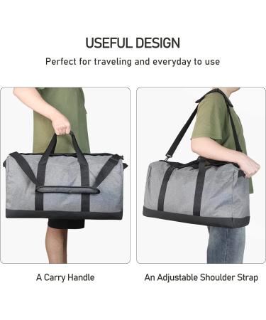 FIREDOG Smell Proof Duffle Bag - Travel Storage - Large (21.5x10x12) - Grey - Buy Online on GoSupps.com