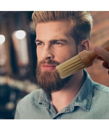 NOLITOY Beard Grooming Brush - Wooden Handle Shaving Brush & Mustache Facial Hair Styling Tool for Men - International Shipping Available - Buy Online on GoSupps.com