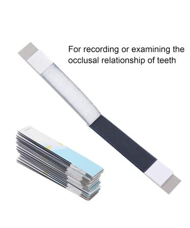 Ankroyu 200 Dental Paper Strips - Tooth Bite Articulation & Oral Care Accessories - Blue Dental Requirements for Optimal Teeth Care - Buy Online on GoSupps.com