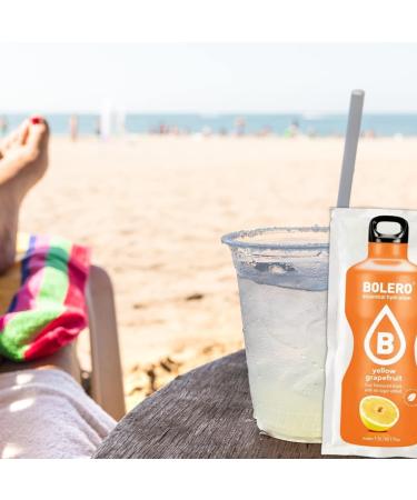  Bolero Bolero Drinks 24 x 9g | Yellow Grapefruit | Refreshing sugar-free powder sweetened with stevia | Yellow grapefruit for diabetics | A healthier drink for family and friends - Buy Online on GoSupps.com